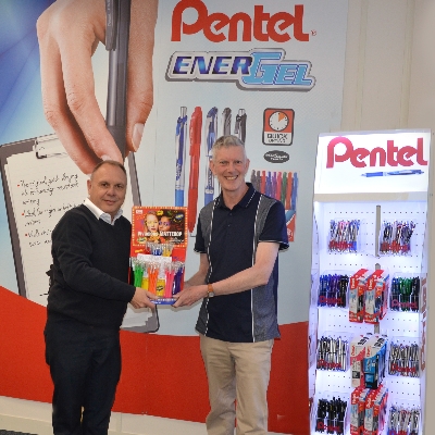 JPS Stationers wins Pentel merchandising prize
