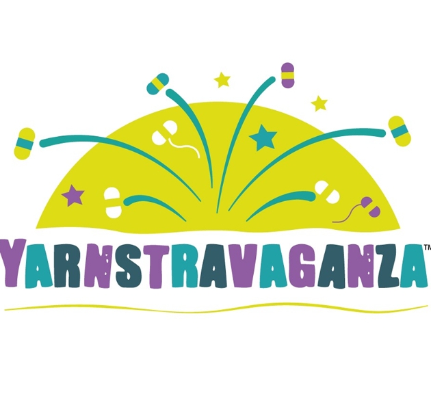 Yarnstravaganza lime green logo