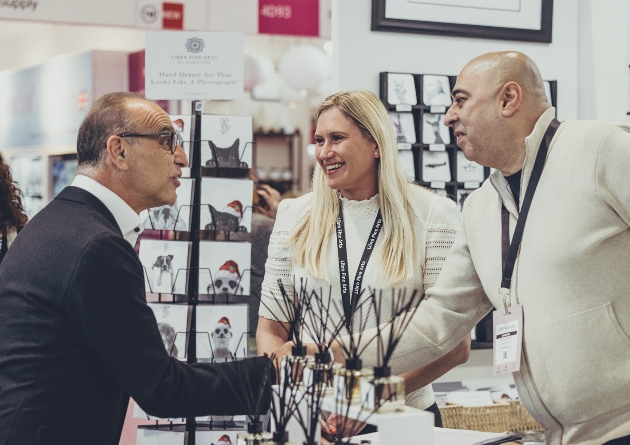  Theo Paphitis shaking hands with business owners