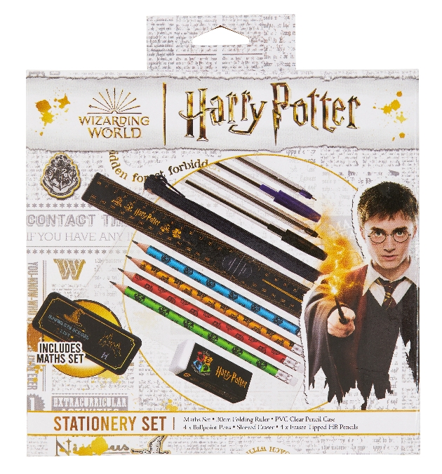 white box of harry potter stationery