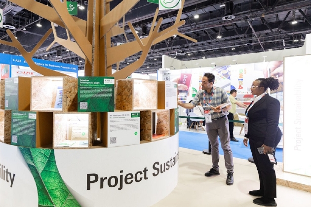 eco display at a trade show