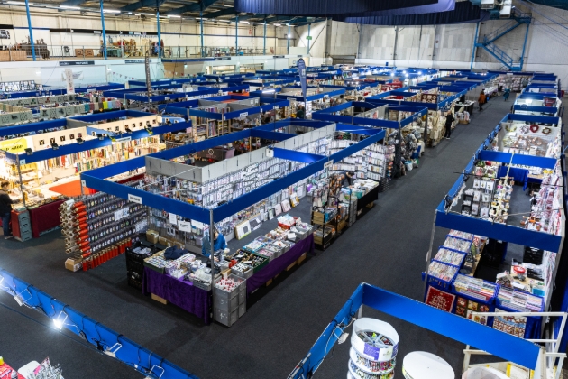 birdseye view of tradeshow