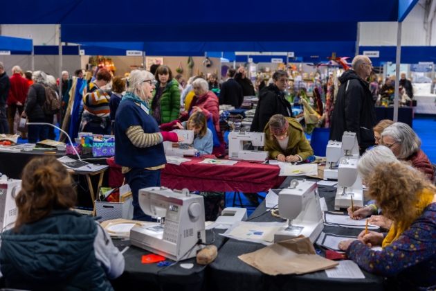 craft workshop area t a trade show